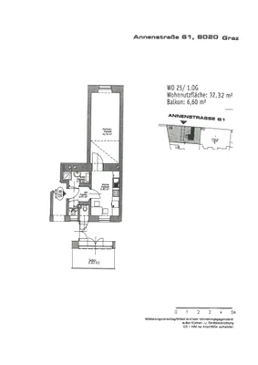 1-Zimmer-Wohnung kaufen in Graz – 32,32 m², € 98.000 – Bild 6 von 6