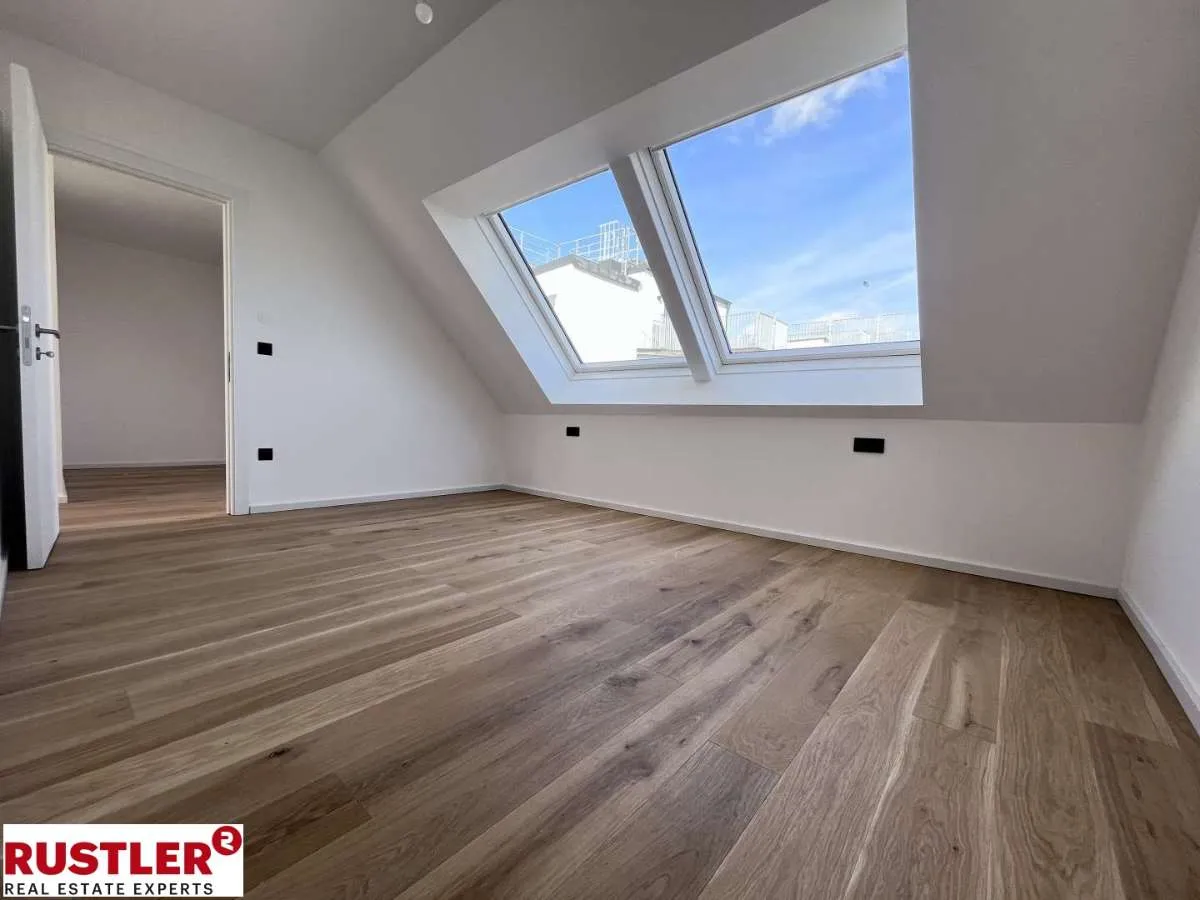 Wohnen mit Stil & Blick auf die Gloriette | Erstbezug im Dachgeschoss und Terrasse | Reinlpark - Ansicht 3