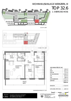 3-Zimmer-Wohnung mieten in Krems an der Donau – 79,42 m², € 1.207 – Bild 10 von 10