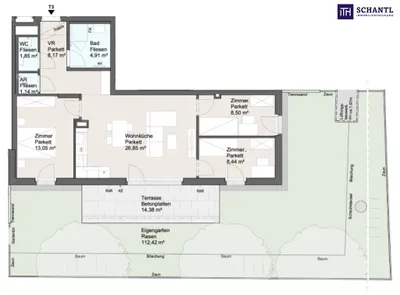 4-Zimmer-Wohnung kaufen in Wien – 72,91 m², € 490.991 – Bild 12 von 12