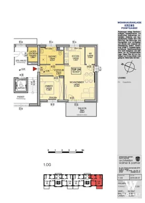 2-Zimmer-Wohnung mieten in Krems an der Donau – 58 m², € 895 – Bild 7 von 7