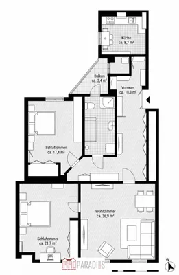 3-Zimmer-Wohnung kaufen in Wien – 98 m², € 495.000 – Bild 10 von 10