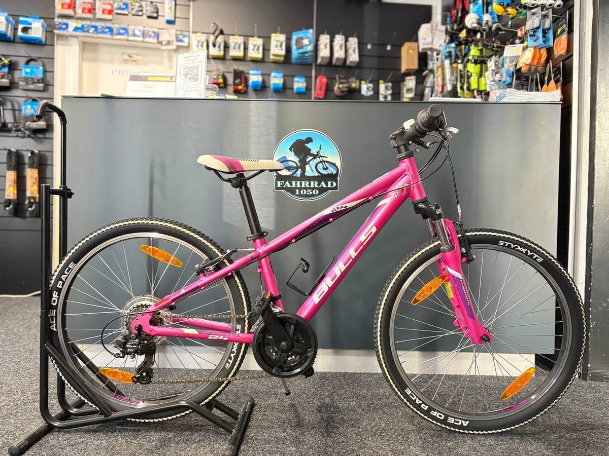 FAHRRAD MTB-BULLS, 24 Zoll, 32 cm RH, 18 Gnge mit Rechnung und 12 Monate  Garantie !,  275,- (1050 Wien) - willhaben