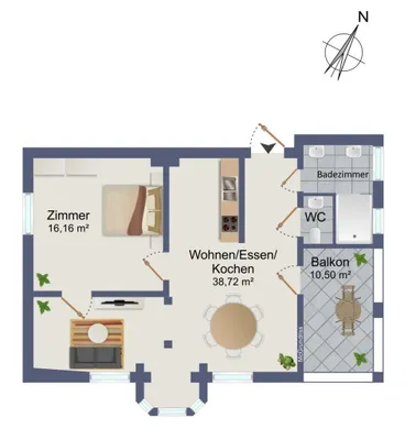 Wohnung mieten in Graz – 61 m², € 1.790 – Bild 23 von 23
