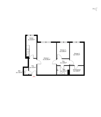 3-Zimmer-Wohnung kaufen in Wien – 66,4 m², € 275.000 – Bild 10 von 11