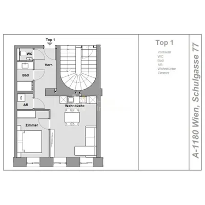2-Zimmer-Wohnung kaufen in Wien – 43,35 m², € 299.000 – Bild 36 von 36