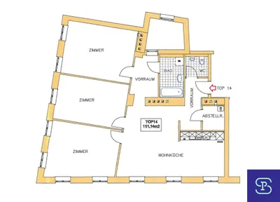 4-Zimmer-Wohnung mieten in Wien – 111 m², € 2.027 – Bild 20 von 20