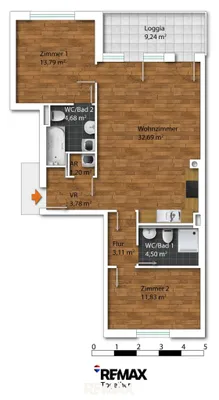 3-Zimmer-Wohnung kaufen in Korneuburg – 75,53 m², € 345.000 – Bild 37 von 37