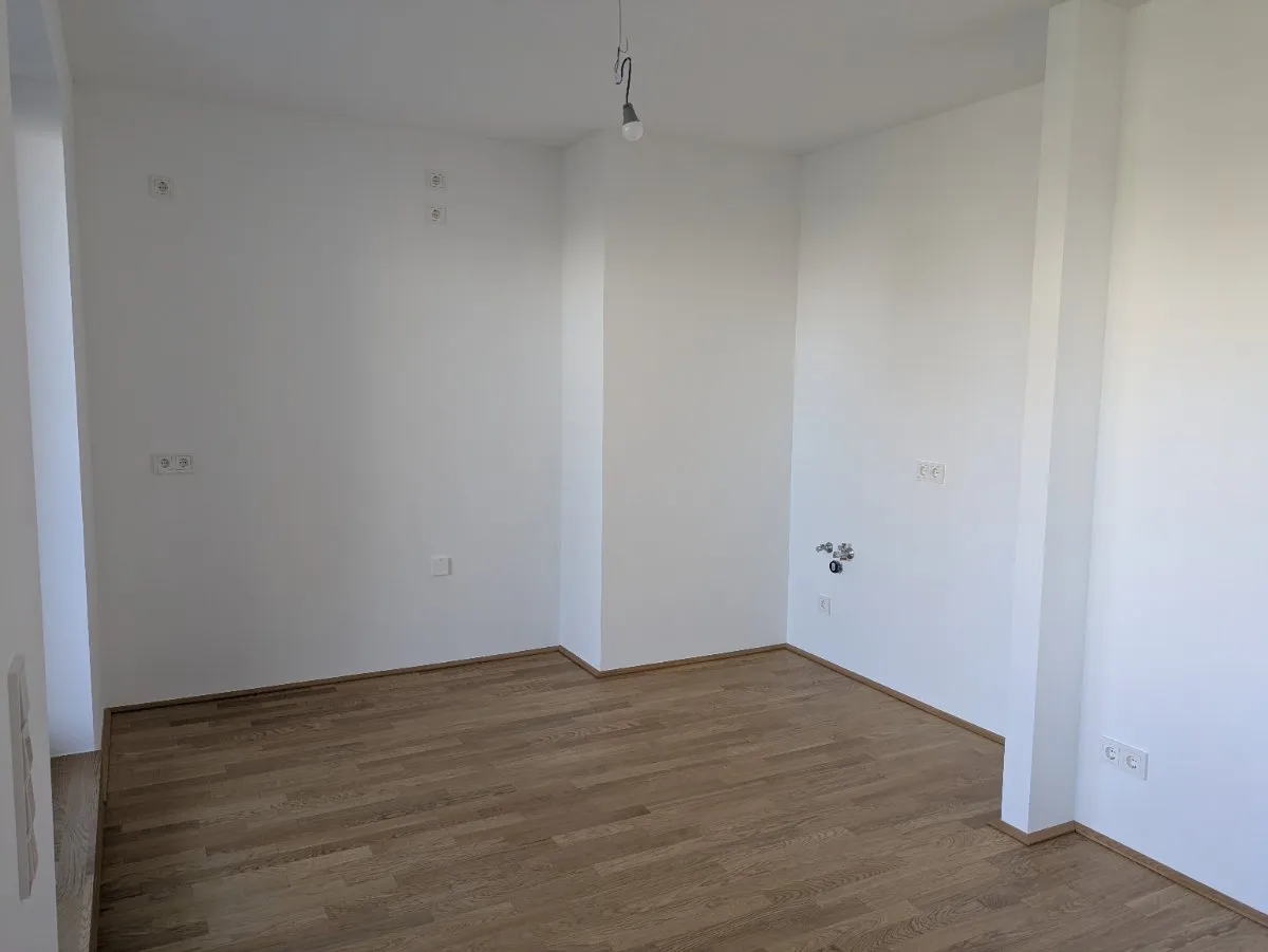 Top moderne 44m² Single-/ Pärchenwohnung mit 19m² Terrasse, Village im Dritten, Parkblick - Ansicht 2