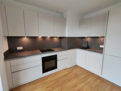 Top moderne 44m² Single-/ Pärchenwohnung mit 19m² Terrasse, Village im Dritten, Parkblick – Bild 2