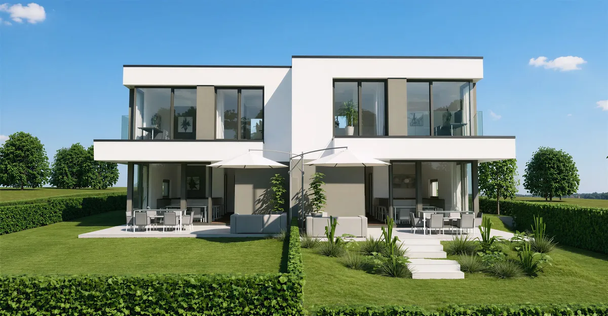 Design-Doppelhaus am Weinberg in Perchtoldsdorf – pohled 3