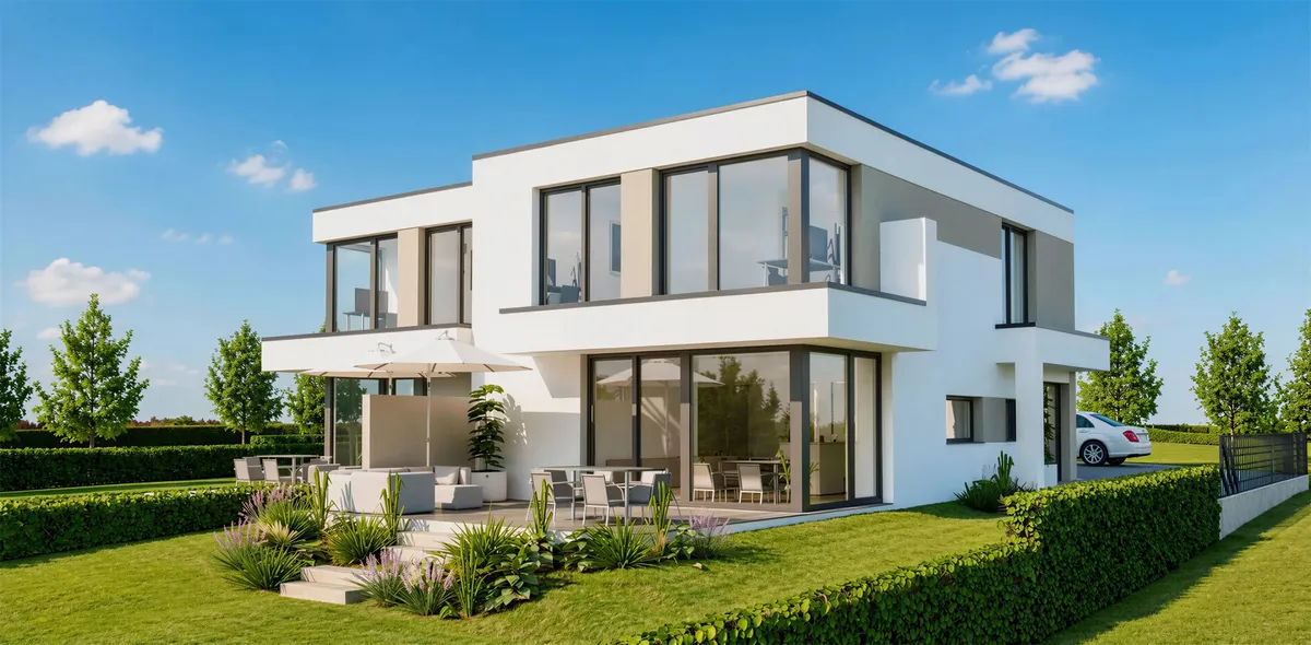 Design-Doppelhaus am Weinberg in Perchtoldsdorf – pohled 2
