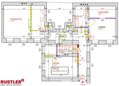 4-Zimmer-Wohnung kaufen in Wien – 102,11 m², € 380.000 – Bild 6 von 7