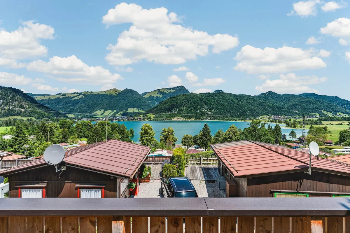Charmante Freizeitwohnsitz-Hütte mit Seeblick in Walchsee - Ansicht 3