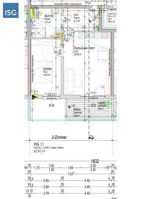 2-Zimmer-Wohnung mieten in Schärding – 59 m², € 690 – Bild 2 von 2