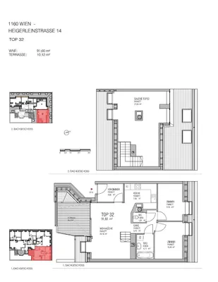 3-Zimmer-Wohnung mieten in Wien – 91,6 m², € 1.596 – Bild 13 von 13