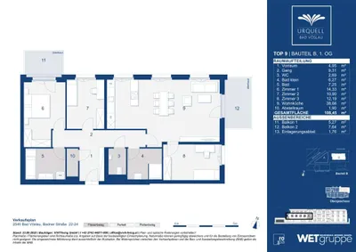 4-Zimmer-Wohnung kaufen in Baden – 108,45 m², € 589.000 – Bild 5 von 5