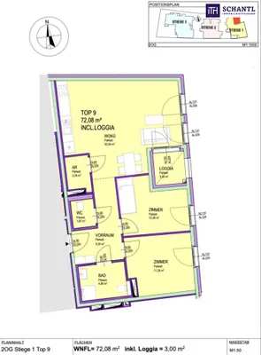 3-Zimmer-Wohnung kaufen in Gänserndorf – 73,42 m², € 369.000 – Bild 13 von 13
