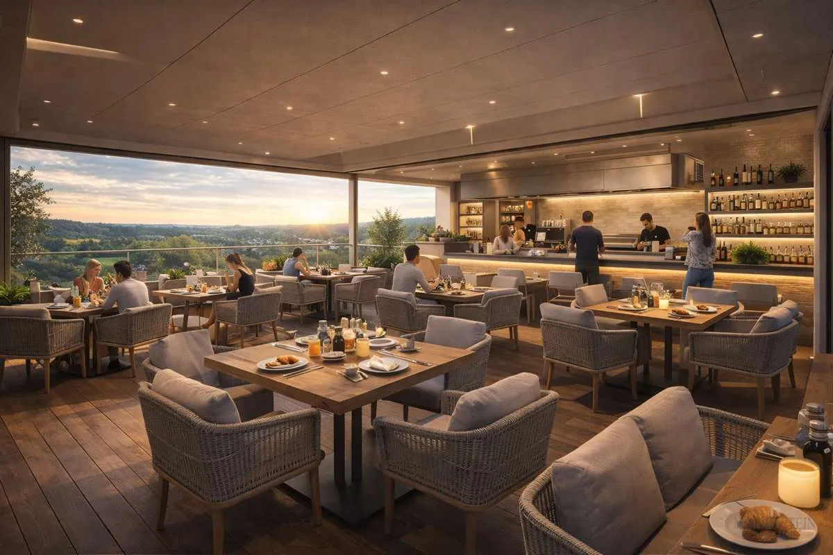 Velden Premiere - Rooftop Restaurant & Bar über den Dächern von Velden zu verpachten - Ansicht 2