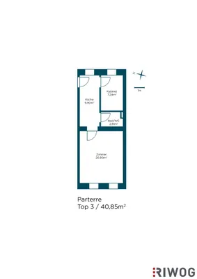 2-Zimmer-Wohnung kaufen in Wien – 40,85 m², € 169.900 – Bild 20 von 21