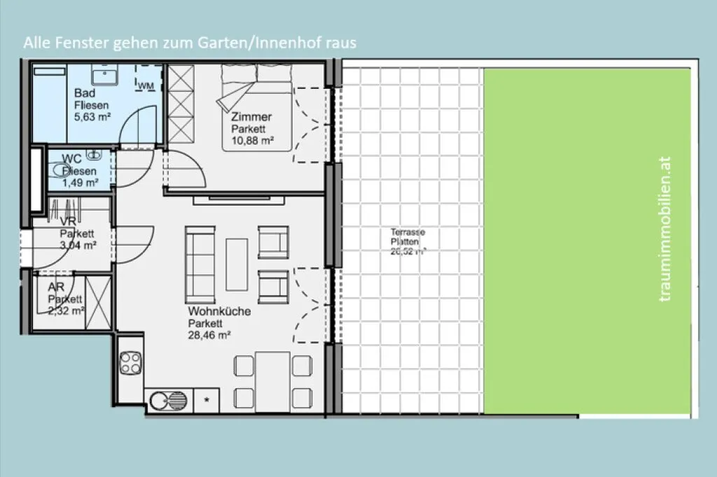KLEIN, FEIN, MEIN MIT GARTEN – pohled 2