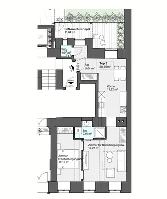2-Zimmer-Gewerbeimmobilie kaufen in Wien – 50,75 m², € 385.000 – Bild 5 von 5