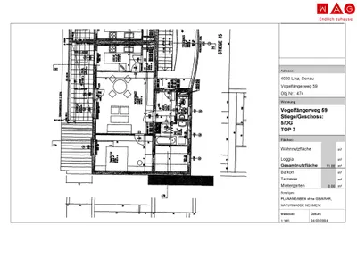 2-Zimmer-Wohnung mieten in Linz – 71 m², € 774 – Bild 9 von 9