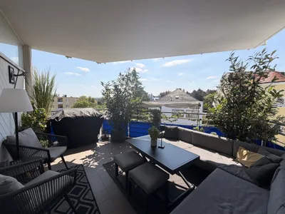 Jagdschlossgasse - 3 Zimmer Neubau mit Stellplatz und Loggia zu vermieten