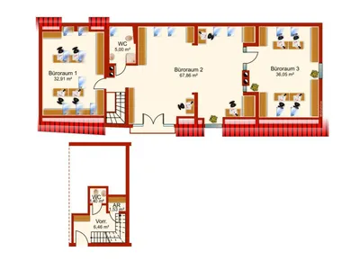 3-Zimmer-Gewerbeimmobilie mieten in Graz – 160 m², € 2.245 – Bild 5 von 18