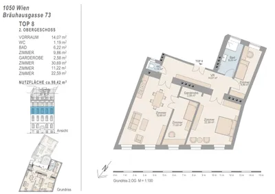 4-Zimmer-Wohnung kaufen in Wien – 98,42 m², € 549.000 – Bild 9 von 9