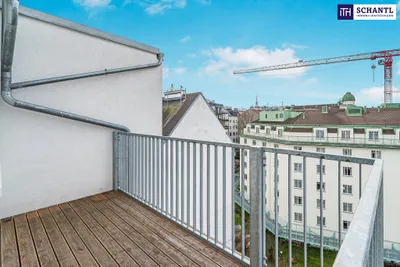 U4 Pilgramgasse ums Eck! Lichtdurchflutete Dachgeschosswohnung mit hofseitiger Terrasse + ausgezeichnete Infrastruktur! – Bild 3