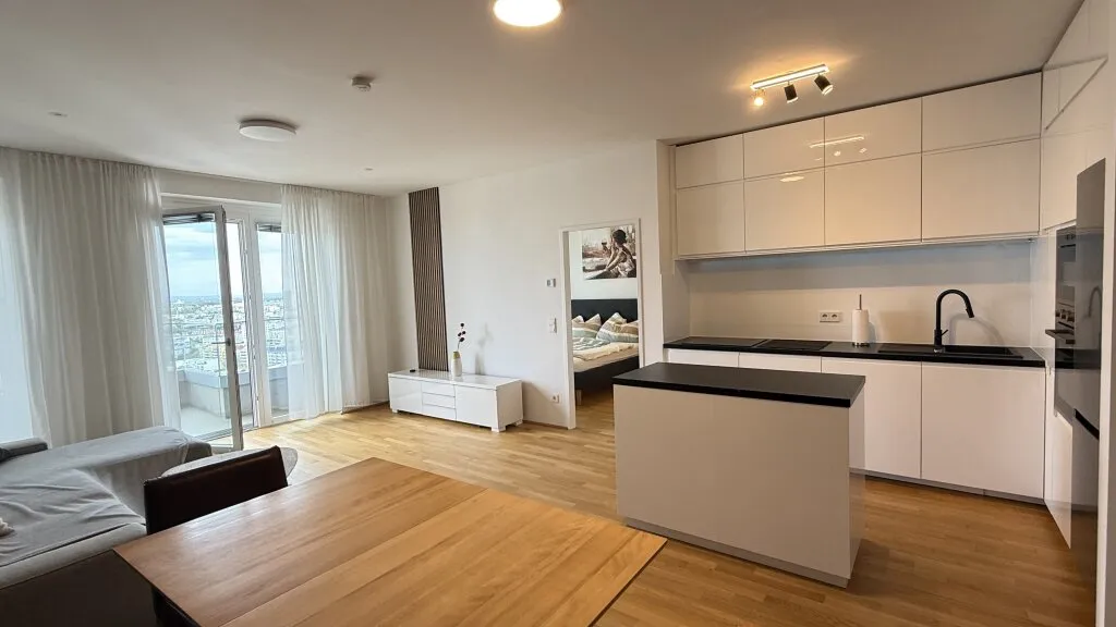 Apartment mit Designermöbeln + WEITBLICK & Pool, Sauna, Fitness und vielen Extras! – pohled 3