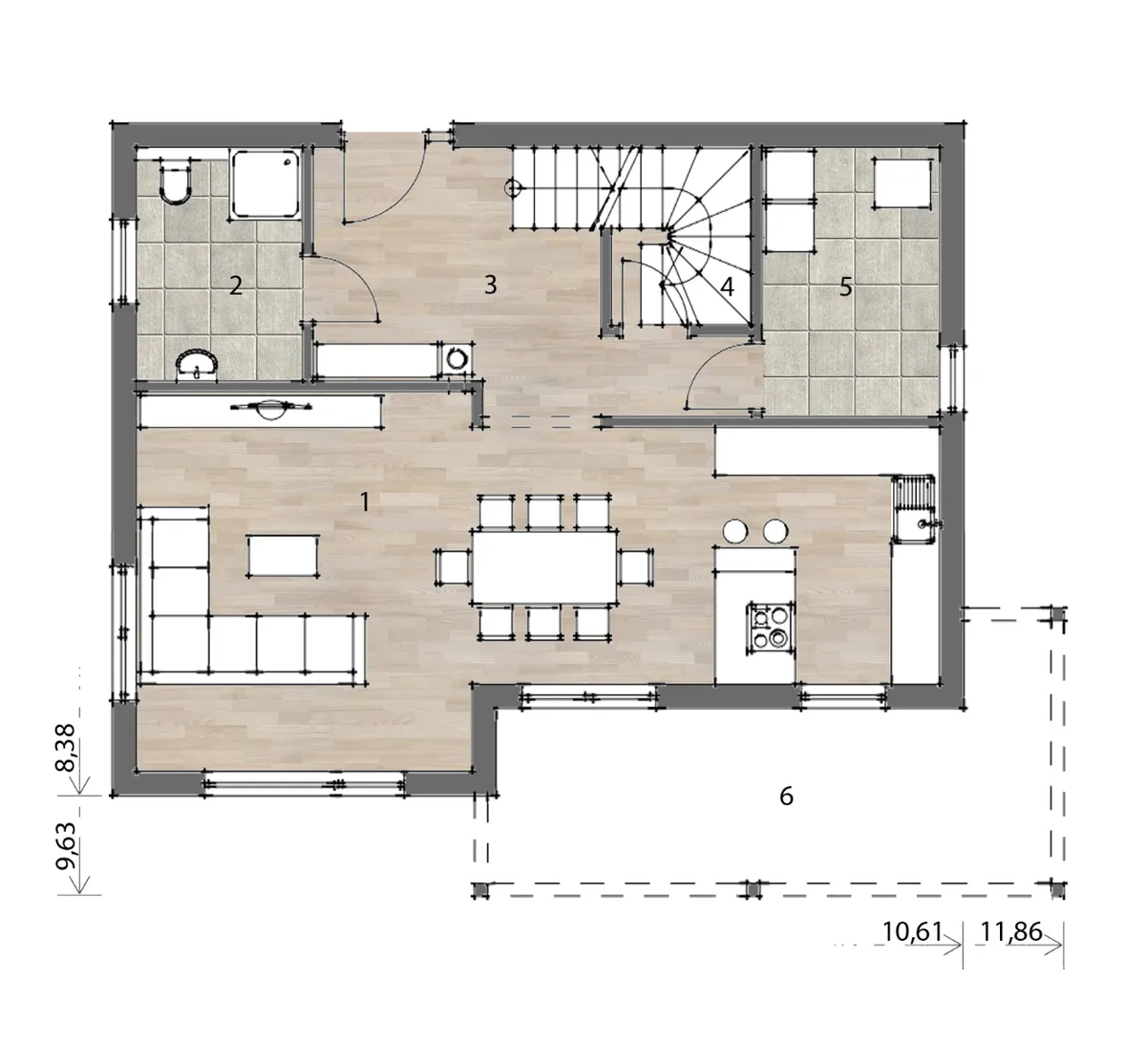Kaufen statt Mieten Stockhaus ab 202.350,- inkl. Fundament / Grundstück vorhanden - Widok 3