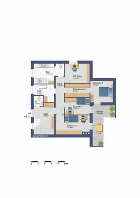 5-Zimmer-Wohnung mieten in Mödling – 170,75 m², € 2.790 – Bild 48 von 49