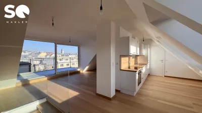 # SQ - MAISONETTE - 2 ZIMMERWOHNUNG MIT TERRASSE - DACHGESCHOSS - ERSTBEZUG - 1190 WIEN
