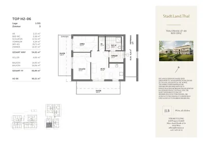 3-Zimmer-Wohnung kaufen in Graz – 54,57 m², € 256.404 – Bild 4 von 9