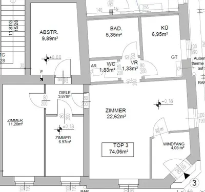 3-Zimmer-Gewerbeimmobilie mieten in Korneuburg – 74 m², € 890 – Bild 12 von 12