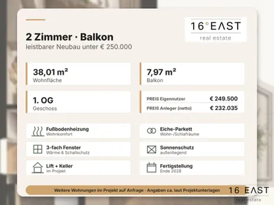 4-Zimmer-Wohnung kaufen in Wien – 38,01 m², € 232.035 – Bild 4 von 8