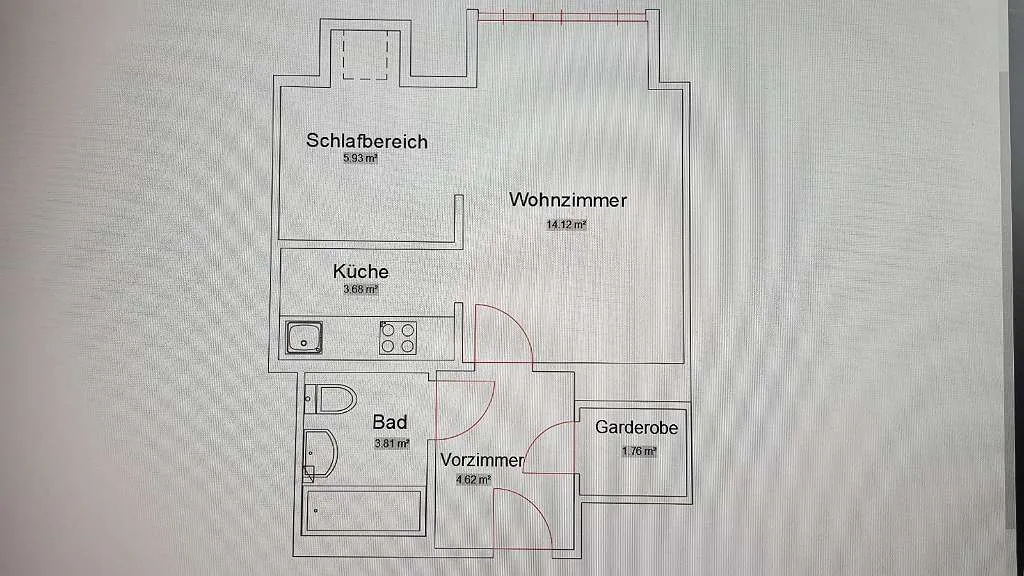 Schöne 1,5-Zimmerwohnung in Eggenberg - Widok 2