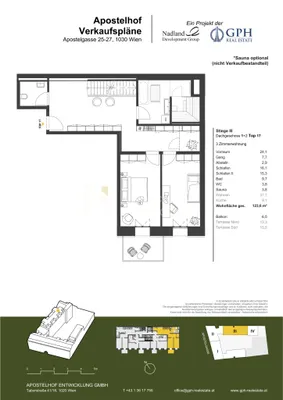 3-Zimmer-Wohnung kaufen in Wien – 122,61 m², € 1.230.500 – Bild 48 von 49