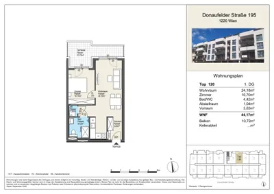 2-Zimmer-Wohnung kaufen in Wien – 44,4 m², € 290.290 – Bild 9 von 11