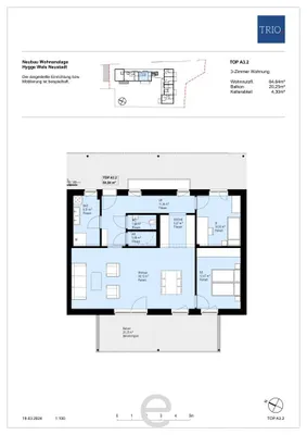 3-Zimmer-Wohnung kaufen in Wels – 84,84 m², € 467.000 – Bild 16 von 19