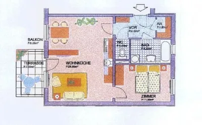 2-Zimmer-Wohnung mieten in Graz – 50,92 m², € 719 – Bild 13 von 13