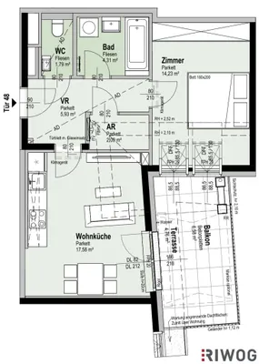 2-Zimmer-Wohnung kaufen in Wien – 45,93 m², € 346.000 – Bild 51 von 51
