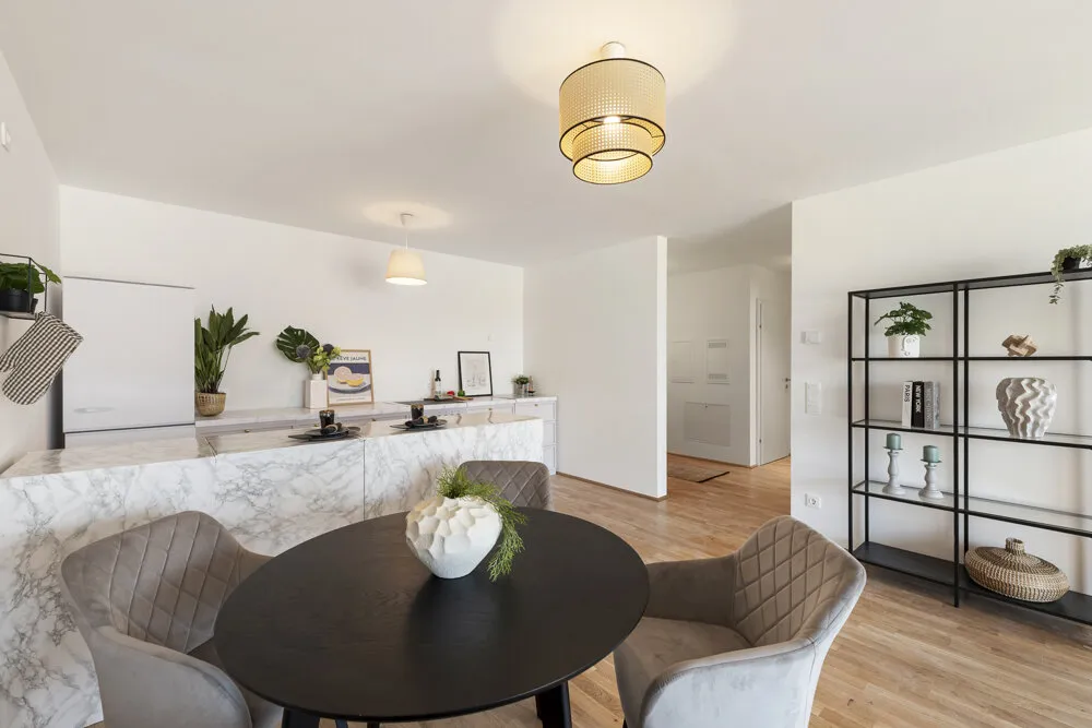 Hof am Park - Praktische 3-Zimmer-Wohnung mit Westbalkon - Ansicht 2