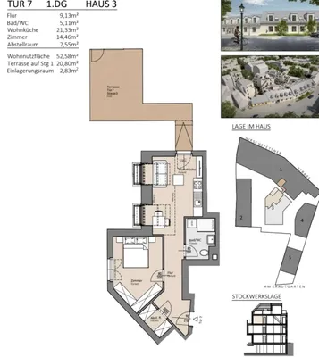 2-Zimmer-Wohnung mieten in Wien – 53 m², € 999 – Bild 27 von 30