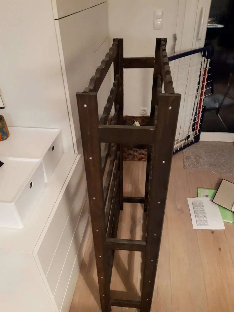 Ikea Weinregal, Holz, für bis zu 56 Flaschen, € 0,- (2351 Wiener Neudorf)