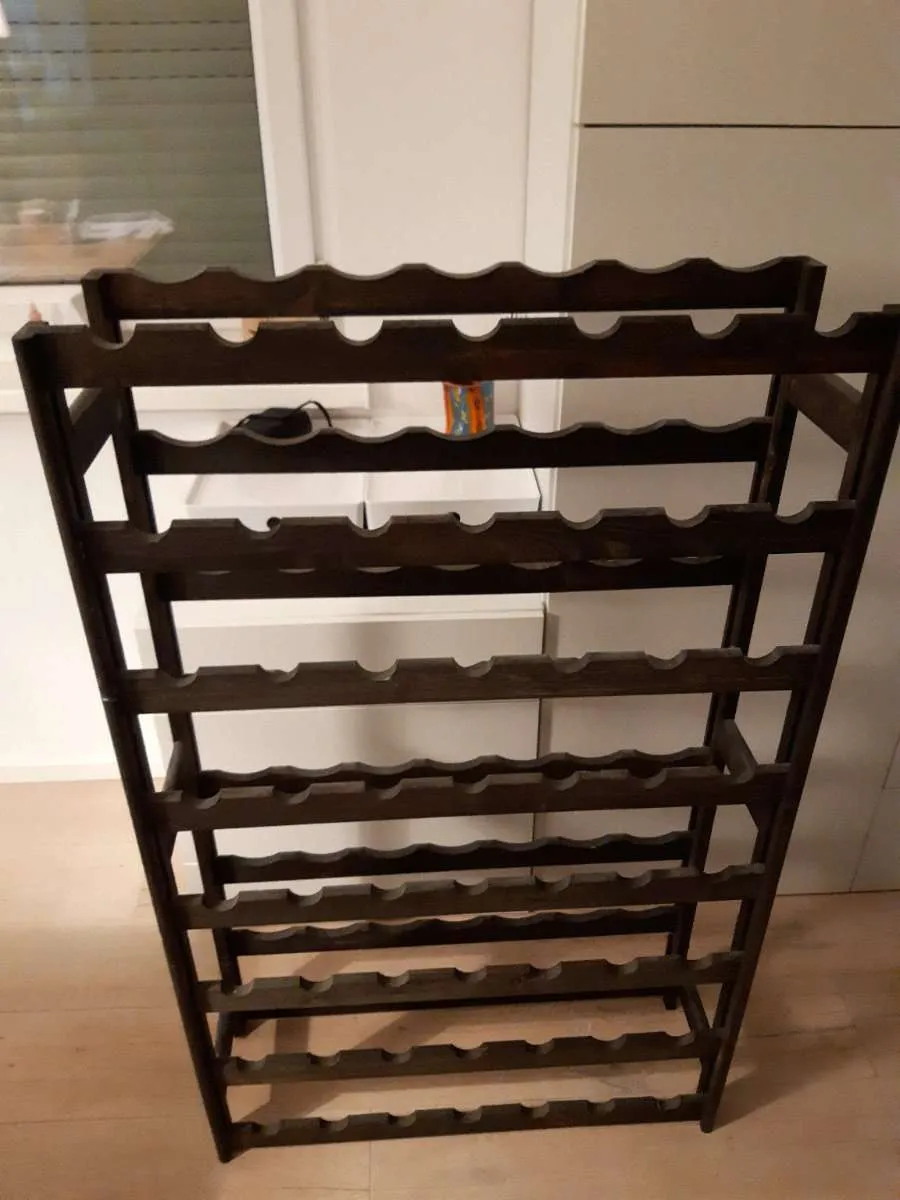 Ikea Weinregal, Holz, für bis zu 56 Flaschen, € 0,- (2351 Wiener Neudorf)