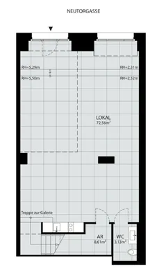 Gewerbeimmobilie mieten in Wien – 179 m², € 5.313 – Bild 10 von 11