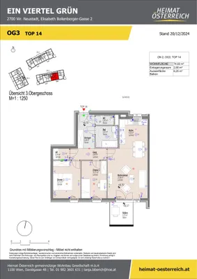 3-Zimmer-Wohnung kaufen in Wiener Neustadt – 76,15 m², € 262.743 – Bild 20 von 31